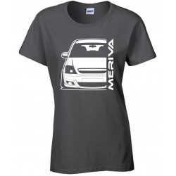 Opel Meriva A Facelift Outline Modern T-Shirt Lady