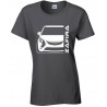 Opel Zafira C Tourer Outline Modern T-Shirt Lady