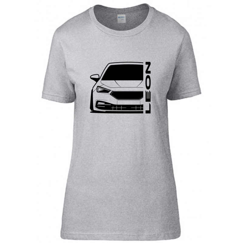 Seat Leon 20 Outline Modern T-Shirt Lady S-001