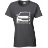 Seat Leon 20 Outline Modern T-Shirt Lady S-001