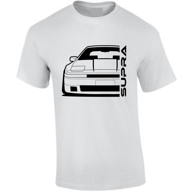 Toyota Supra MK3 Vorfacelift Outline Modern T-Shirt