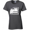 Toyota Supra MK3 Vorfacelift Outline Modern T-Shirt Lady