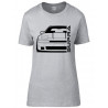 Toyota Supra MK3 Vorfacelift Outline Modern T-Shirt Lady