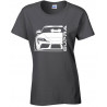 Toyota Supra MK5 Outline Modern T-Shirt Lady