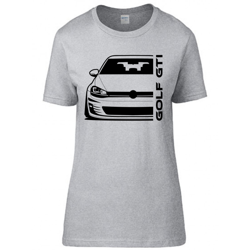 Volkswagen Golf GTI MK7 Outline Modern T-Shirt Lady