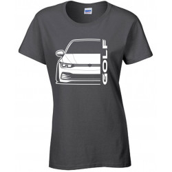Volkswagen Golf MK8 2020 Outline Modern T-Shirt Lady