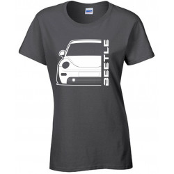 Volkswagen Beetle 98 Outline Modern T-Shirt Lady