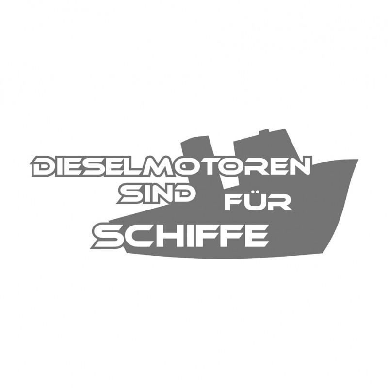 Dieselmotoren sind für Schiffe