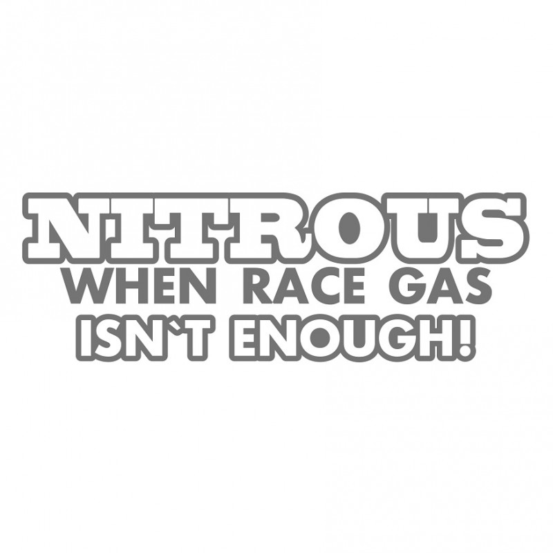 Nitrous when Race gas isn`t enought