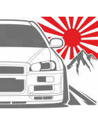 Tolles Rising Sun Tuning T-Shirt mit deinem Lieblings Nissan