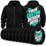 Custom Event Hoodie Jackets – 10er Paket
