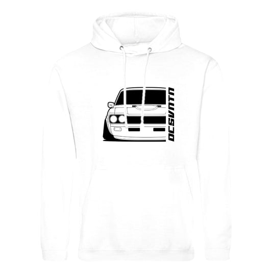 Ford Capri RS2600 BJ 1971 Hoodie mit Print, weißer Auto Hoodie für Ford Fans