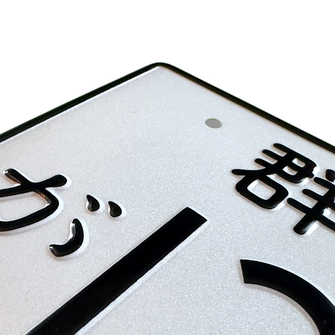 13-600 JDM License Plate Bild 4