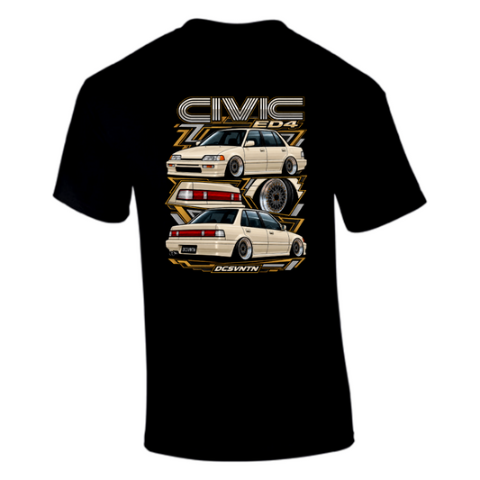 CP-250 Honda Civic ED Limo T-Shirt Schwarz