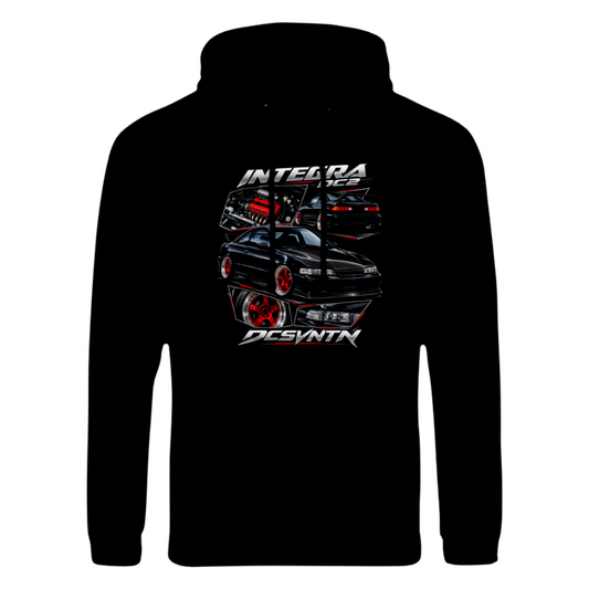 CP-260 Integra DC2 JDM Black Chrom Hoodie Schwarz
