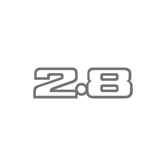 2,8 Sticker