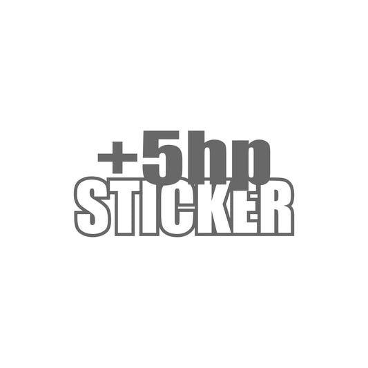 +5 HP Sticker Small Sticker