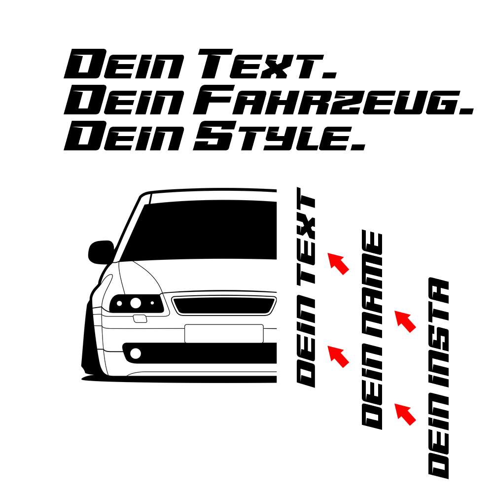 3.	Audi S3 Hoodie mit individuellem Seitennamen, Car Apparel Design