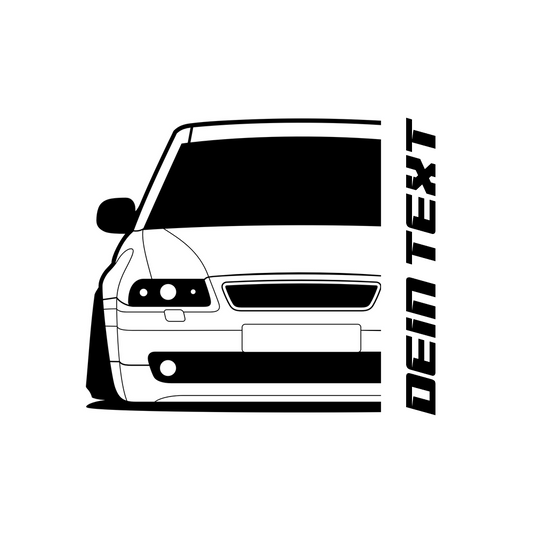 2.	Audi S3 T-Shirt mit personalisierbarem Seitenschriftzug für Audi Fans