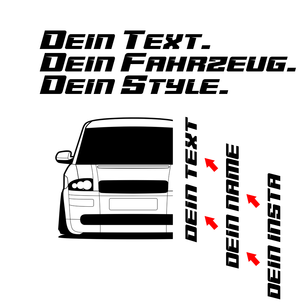 Audi A2 Hoodie mit individuellem Seitennamen, Car Apparel Design