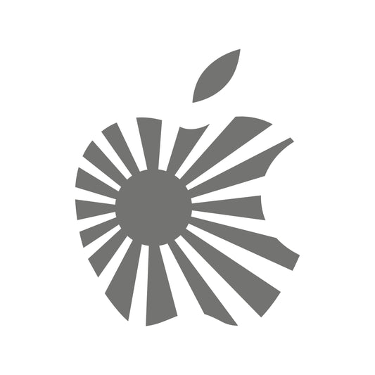 Apple Rising Sun 10cm Sticker