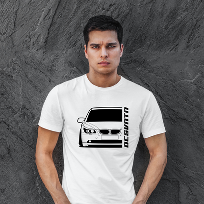 BMW E60 Hoodie mit Print, Auto Hoodie für BMW Fans Baujahr 2003
