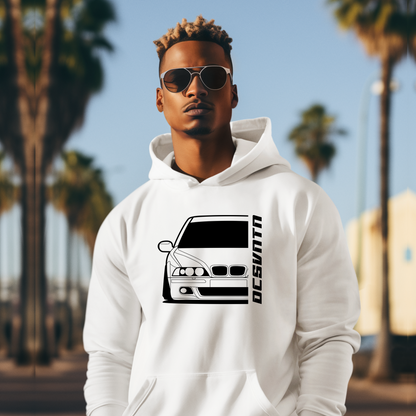 BMW M5 E39 T-Shirt mit Print, Car Shirt für BMW Fans Baujahr 1998