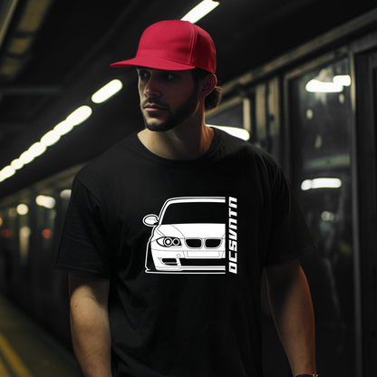 BMW E88 1er Cabrio T-Shirt mit Print, Car Shirt für BMW Fans Baujahr 2007