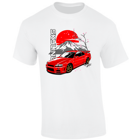 CP-003 Nissan Skyline 34GTR Fuji Kirschbaum T-Shirt