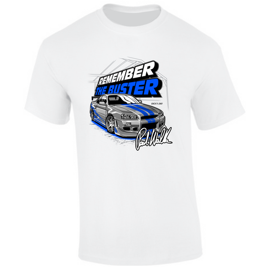 CP-023 Paul Walker Remember the Duster 34GTR T-Shirt