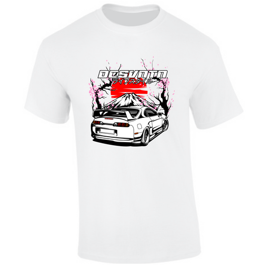 CP-074 Toyota Supra MK4 Fuji Cherry Blossom T-Shirt