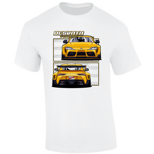 CP-094 Toyota Supra MK5 Widebody T-Shirt weiß