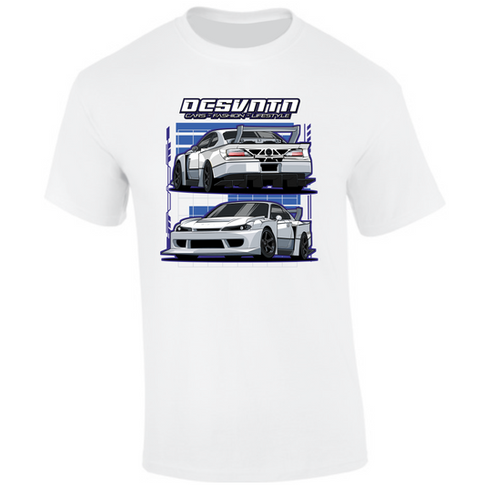 CP-098 Nissan Sylvia S15 Liberty Walk T-Shirt weiß