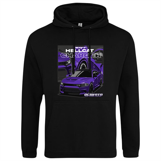 CP-100 SRT Dodge Hellcat Charger Hoodie schwarz