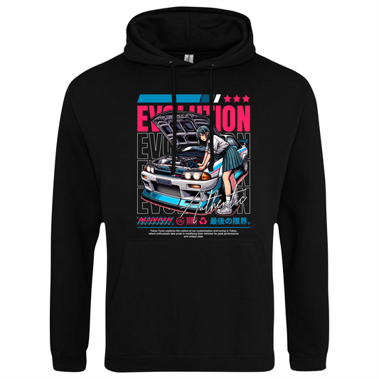 CP-103 Evolution Anime Mitzu Hoodie schwarz