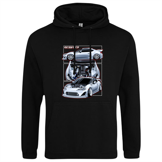 CP-105 GT86 BRZ JDM Hoodie schwarz