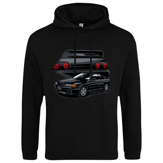 CP-109 Nissan Skyline 32 GTR Black Edition Hoodie schwarz