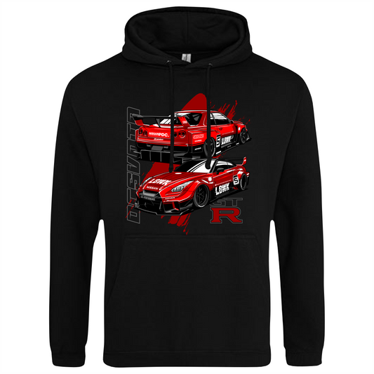 CP-111 Nissan 35GTR LBW Hoodie schwarz