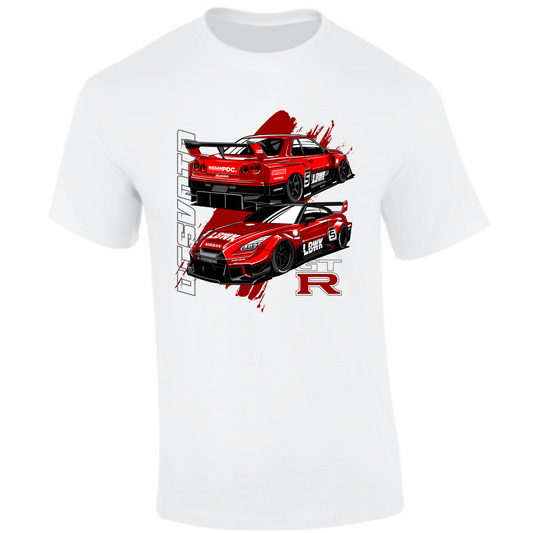CP-111 Nissan 35GTR LBW T-Shirt weiß