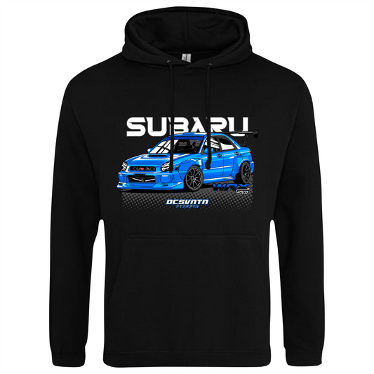 CP-112 Subaru Impreza WRX STI Bug Eye Hoodie schwarz