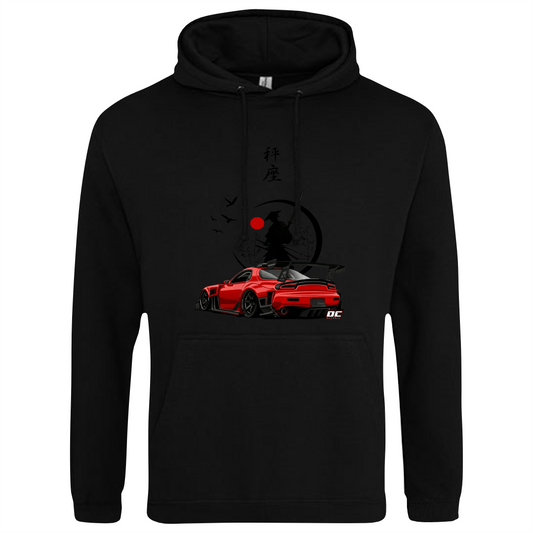 CP-115 Mazda RX7 Widebody Samurai Hoodie schwarz