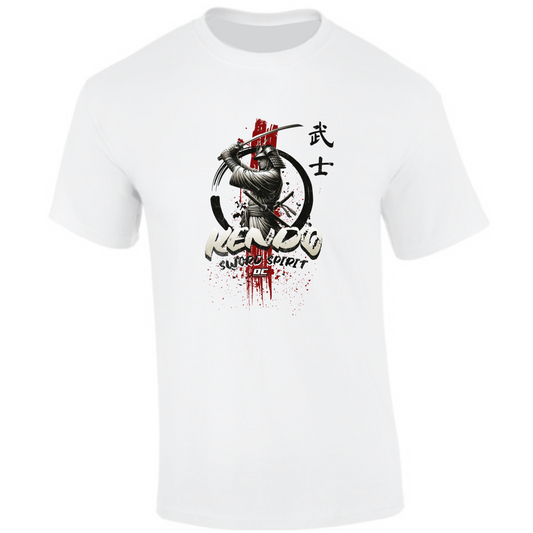 CP-218 Kendo – Sword Spirit T-Shirt weiß