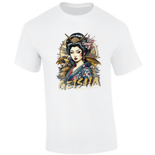 CP-219 Geisha Artful Mystery T-Shirt weiß
