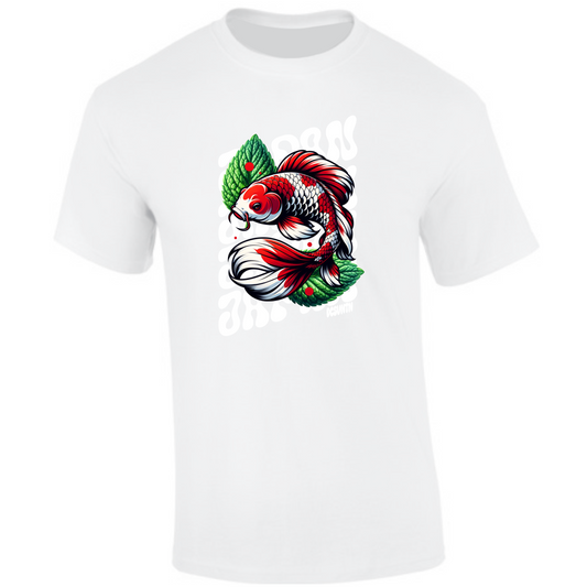 CP-223 Japan Koi Japan red T-Shirt weiß