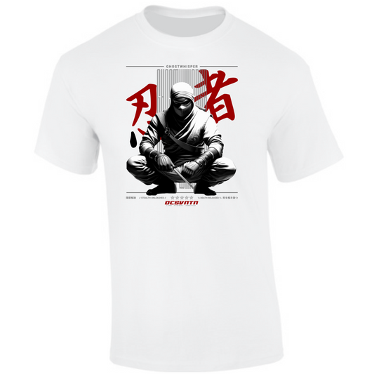 CP-224 Ghostwisper Samurai T-Shirt weiß