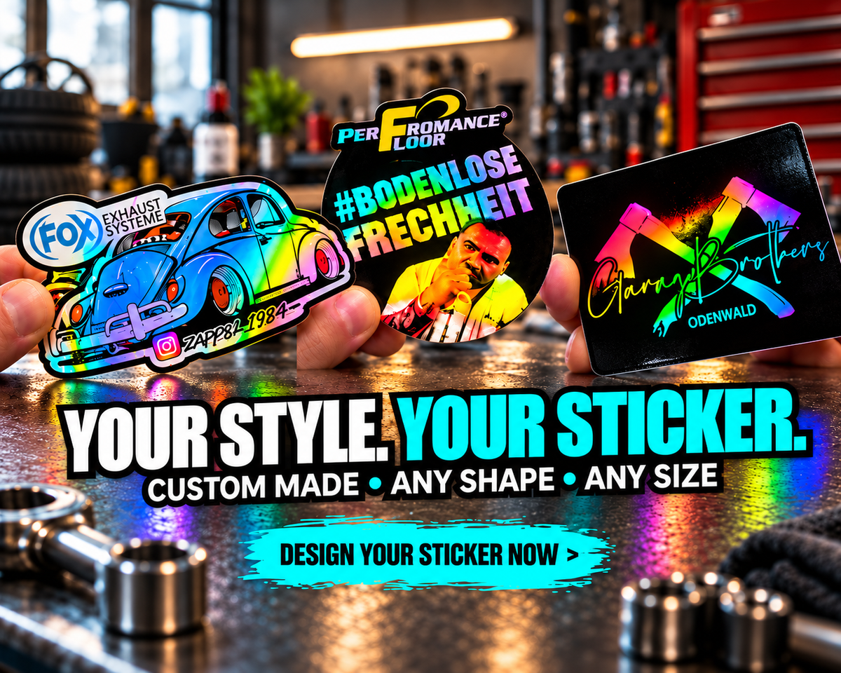 DCSVNTN individuelle Digitaldrucksticker – Mobil-Slider mit Kundenmotiven