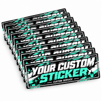Custom Event Digitaldruck-Sticker – freier Konturschnitt