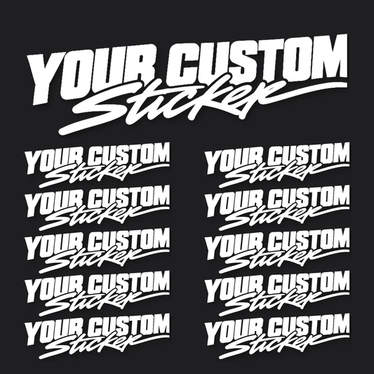 Custom Event Folienaufkleber – Dein Wunschsticker