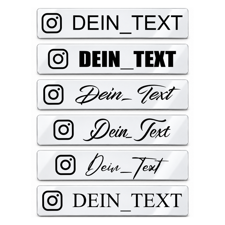 Custom Kennzeichen