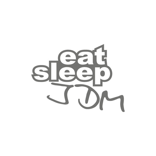 Eat sleep Jdm small 10cm Sticker